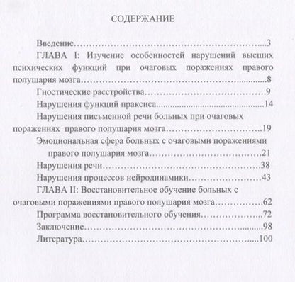 Фотография книги "Визель, Шабетник: Нарушение высших психических функций и их восстановление при поражениях правого полушария мозга"