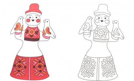 Фотография книги "Владимир Анищенков: Каргопольская игрушка"