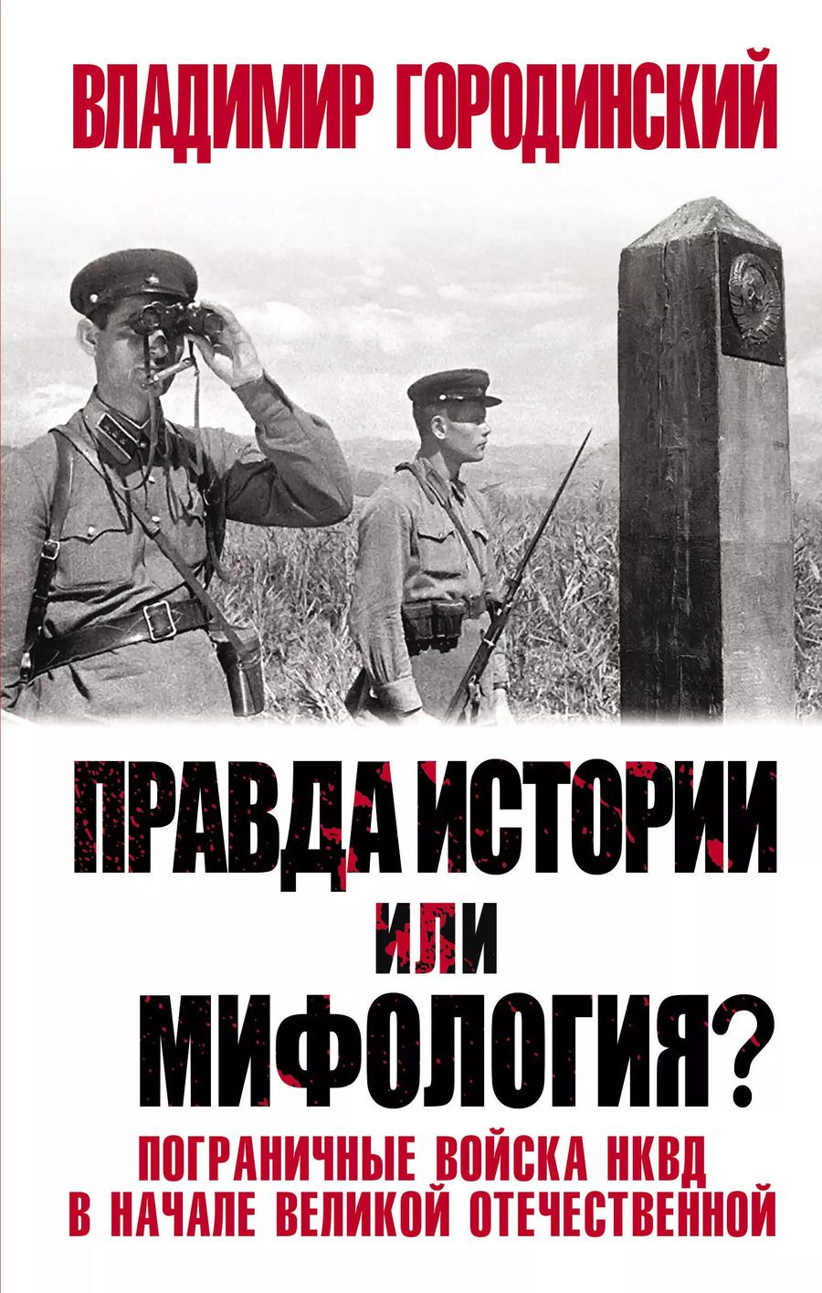 Обложка книги "Владимир Городинский: Правда истории или мифология? Пограничные войска НКВД в начале Великой Отечественной"