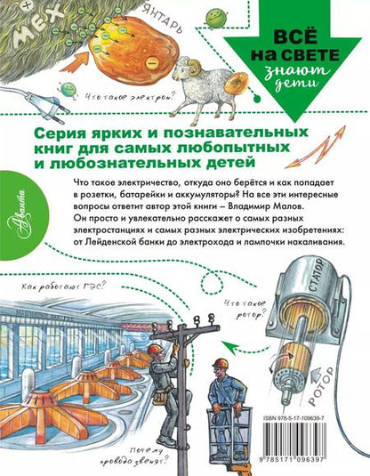 Фотография книги "Владимир Малов: Что такое электричество?"