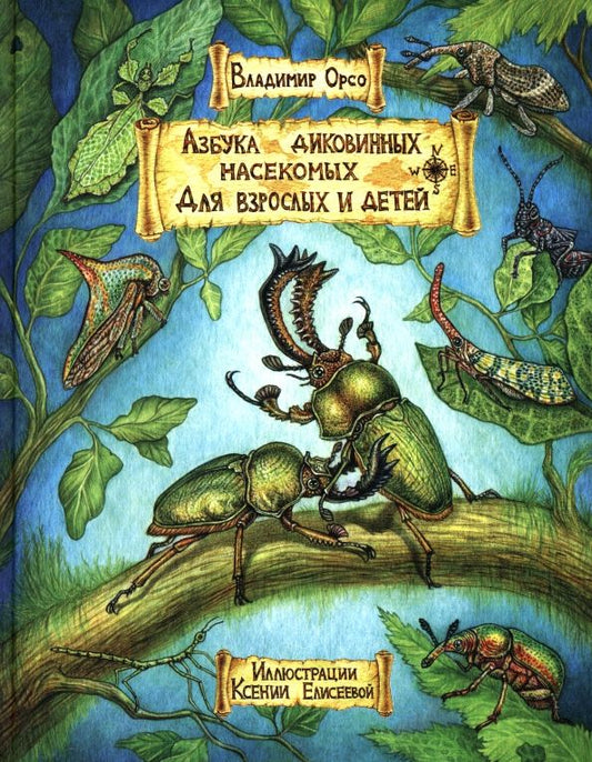 Обложка книги "Владимир Орсо: Азбука диковинных насекомых. Для взрослых и детей"