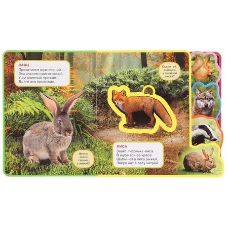 Фотография книги "Владимир Степанов: Лесные животные. Книжка с мягкими пазлами и заданиями"