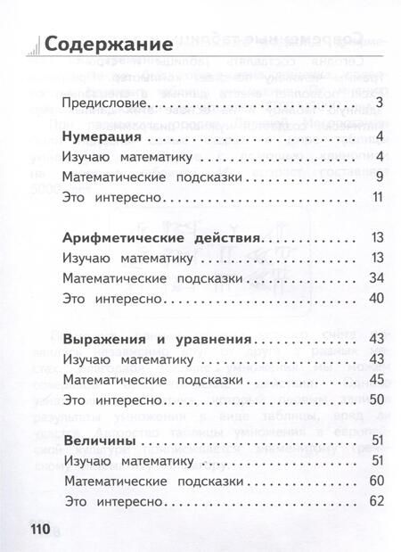 Фотография книги "Волковская, Глаголева: Справочник младшего школьника. Правила по математике. 1-4 классы"