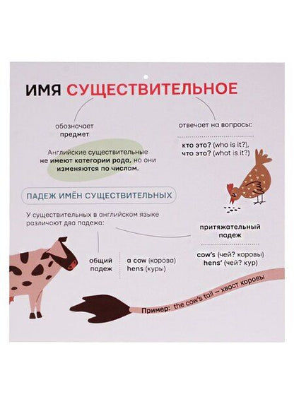Фотография книги "Все правила английского языка для начинающих под одной обложкой. Плакат-самоучитель"