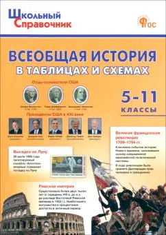 Обложка книги "Всеобщая история в таблицах и схемах. 5–11 классы. ФГОС"