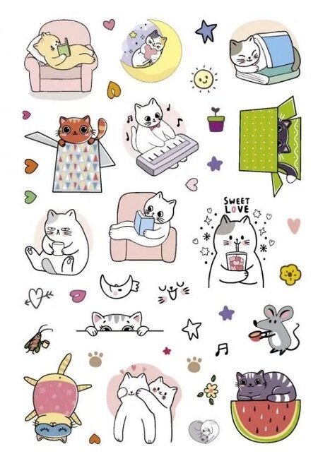 Фотография книги "Всё будет МЯУ! Наклейки"