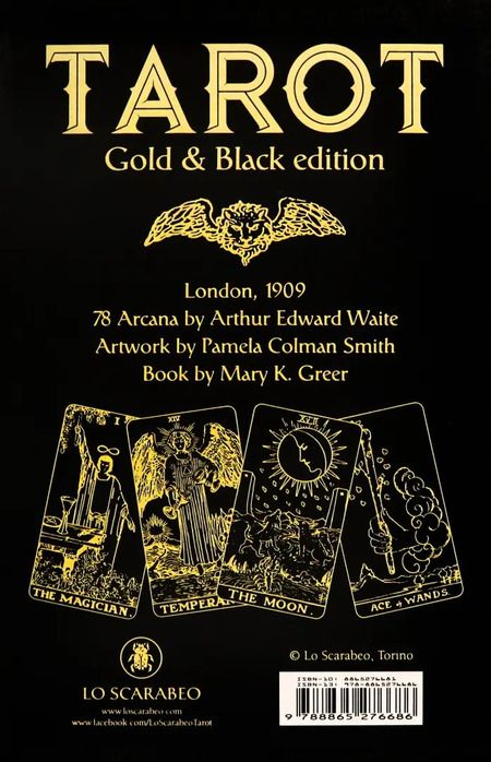 Фотография книги "Waite, Greer: Tarot Gold & Black edition"