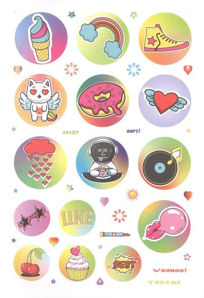 Фотография книги "Wild Wild Stickers. Более 400 ярких наклеек!"