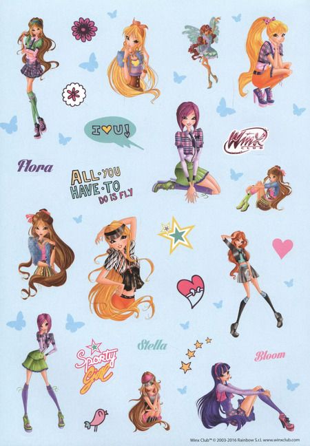 Фотография книги "Winx. 100 наклеек- 1 (Зелёная)"