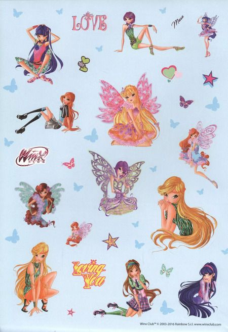 Фотография книги "Winx. 100 наклеек- 1 (Зелёная)"