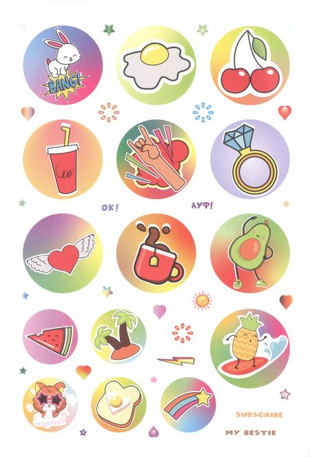 Фотография книги "WOW Bullet Journal Stickers. Более 400 дерзких наклеек!"