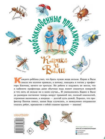 Фотография книги "Ян Ларри: Необыкновенные приключения Карика и Вали"