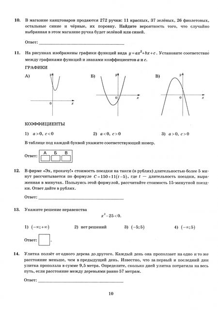 Фотография книги "Ященко, Высоцкий, Шестаков: ОГЭ-2025. Математика. 38 вариантов. Типовые варианты экзаменационных заданий"
