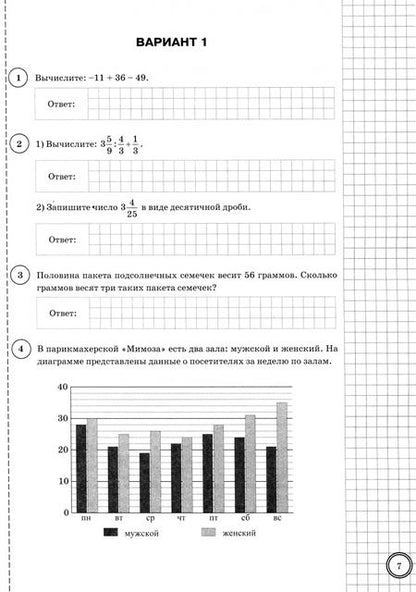 Фотография книги "Ященко, Высоцкий, Титова: ВПР. Математика. 6 класс. 10 вариантов. Типовые задания. ФГОС"