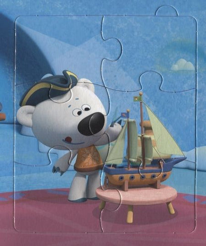 Фотография книги "Е. Ковалева: Ми-ми-мишки. Лесные приключения. Книжка с пазлами"