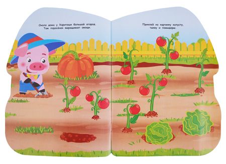 Фотография книги "Е. Никитина: Первые наклейки для малышей. Домик поросенка"