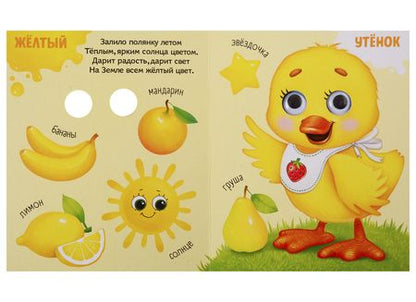 Фотография книги "Е. Сачкова: Какие бывают цвета? Книга с глазками"