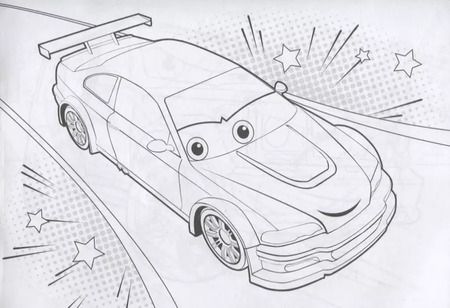 Фотография книги "Е. Сачкова: Раскраска «Крутые гонки»"