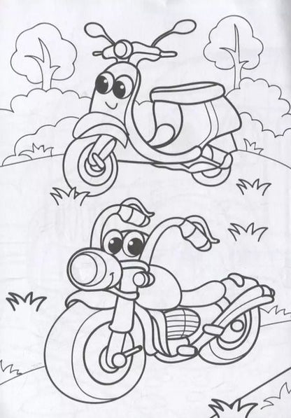 Фотография книги "Е. Сачкова: Раскраска «Транспорт»"