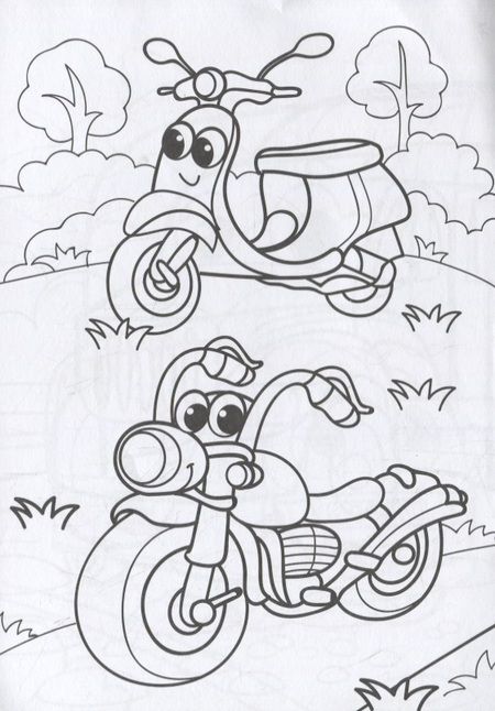 Фотография книги "Е. Сачкова: Раскраска «Транспорт»"