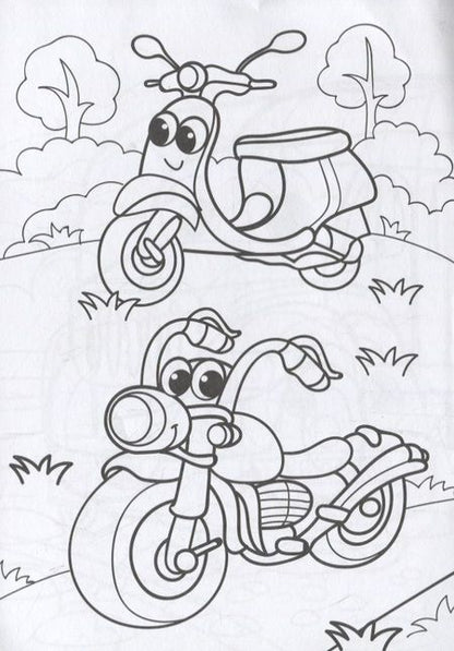 Фотография книги "Е. Сачкова: Раскраска «Транспорт»"