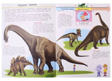 Фотография книги "Е.С. Вахрушева: Мой первый атлас. Динозавры"
