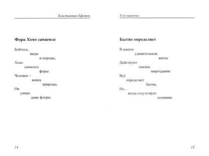 Фотография книги "Ефетов: Угол наклона"