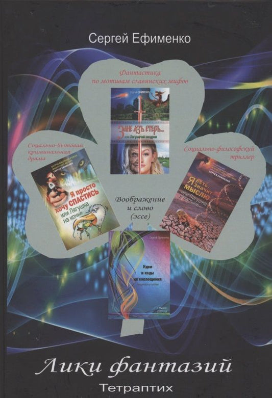 Обложка книги "Ефименко: Лики фантазий. Тетраптих"