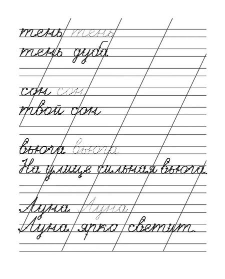 Фотография книги "Екатерина Федорова: Прописи. Рабочая тетрадь. Письменные слова"