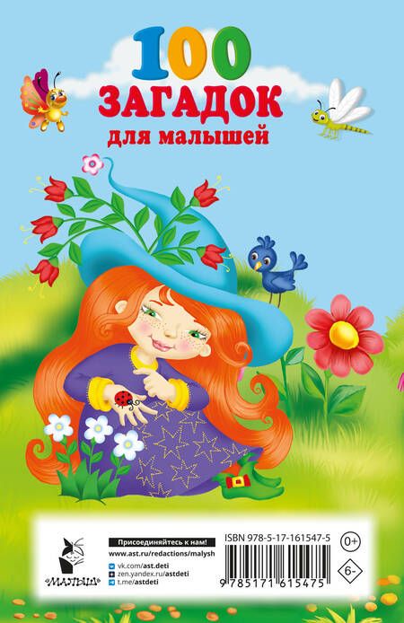 Фотография книги "Екатерина Гайдель: 100 загадок для малышей"