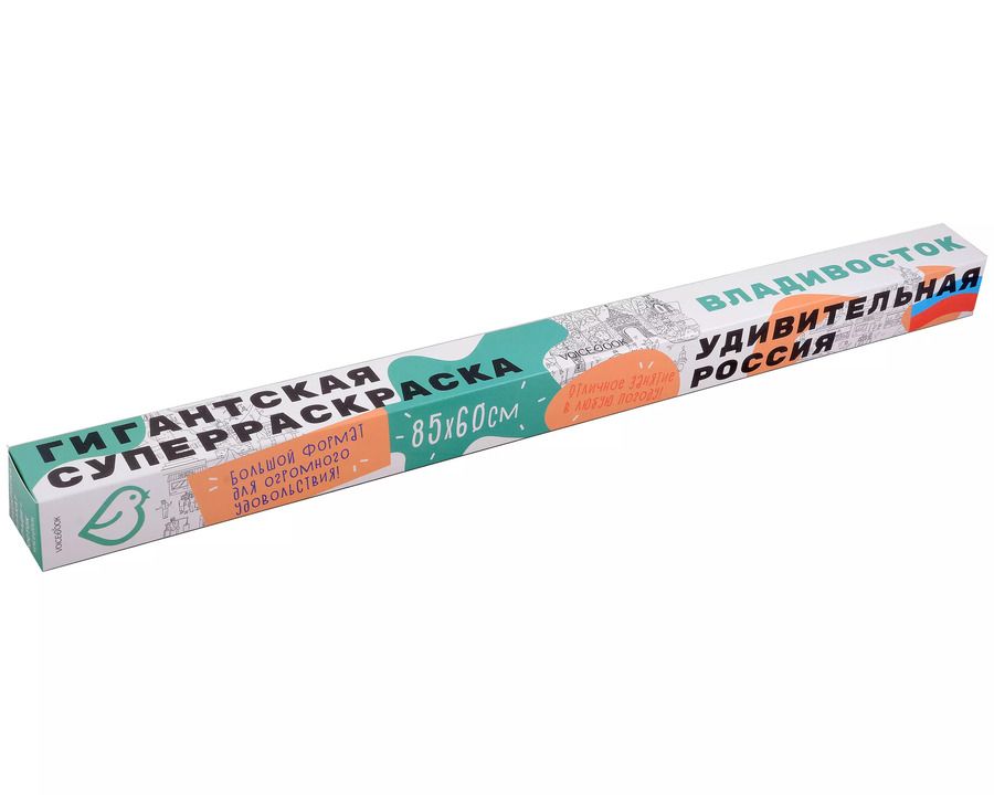 Обложка книги "Екатерина Ройз: Раскраска-плакат Владивосток"