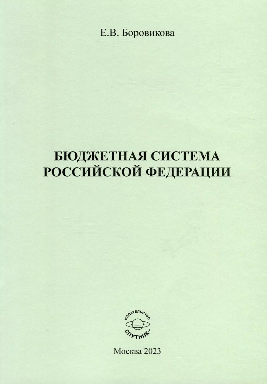 Обложка книги "Елена Боровикова: Бюджетная система Российской Федерации"