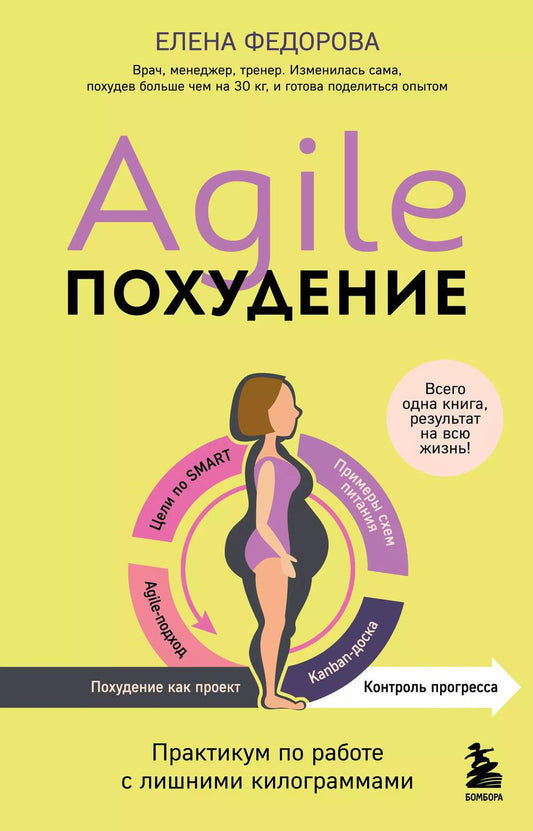 Обложка книги "Елена Федорова: Agile-похудение. Практикум по работе с лишними килограммами"