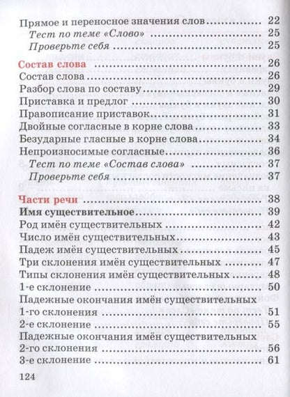Фотография книги "Елена Глазкова: Русский язык в таблицах и схемах с мини-тестами. Курс начальной школы"