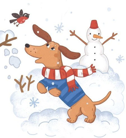 Фотография книги "Елена Матвеева: Снеговичок. Книжка-картинка для первого чтения"