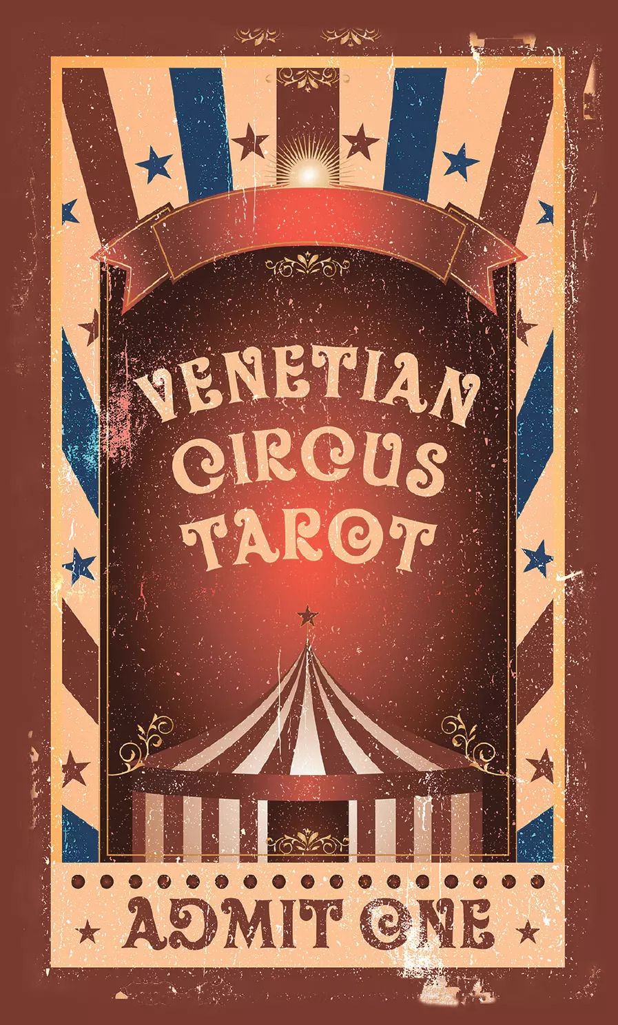 Обложка книги "Елена Токарева: Таро Венецианского цирка (89 карт + инструкция по QR-коду)"