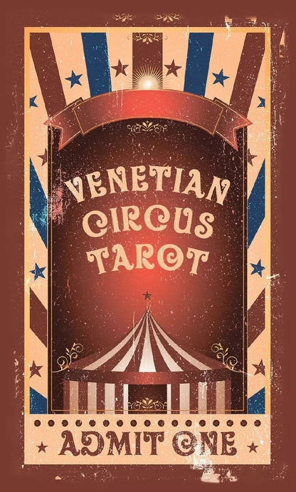 Обложка книги "Елена Токарева: Таро Венецианского цирка (89 карт + инструкция по QR-коду)"