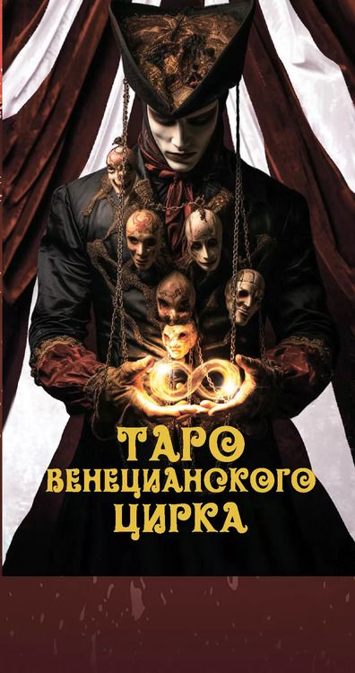 Фотография книги "Елена Токарева: Таро Венецианского цирка (89 карт + инструкция по QR-коду)"