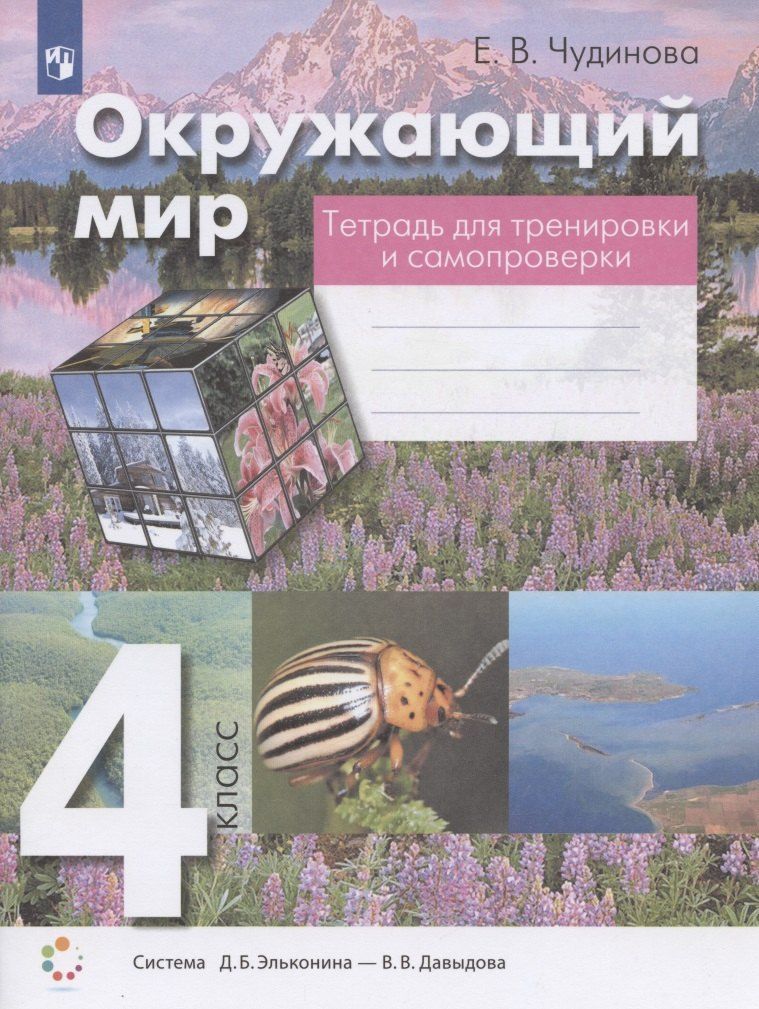 Обложка книги "Елена Васильевна: Окружающий мир. 4 класс. Тетрадь для тренировки и самопроверки. Учебное пособие"