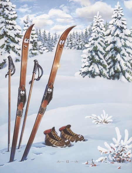 Фотография книги "Елена Велена: Как Лыжи с Лыжней поссорились"