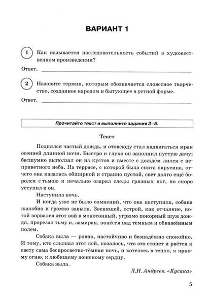 Фотография книги "Елена Ерохина: ВПР. Литература. 5 класс. 15 вариантов. Типовые задания. ФГОС"