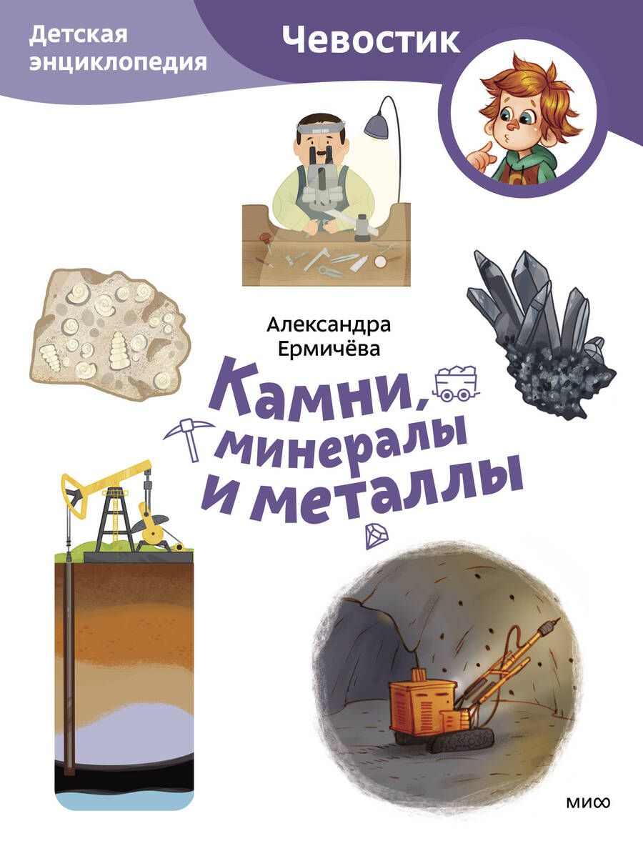 Обложка книги "Ермичева, Бахурова: Камни, минералы и металлы"