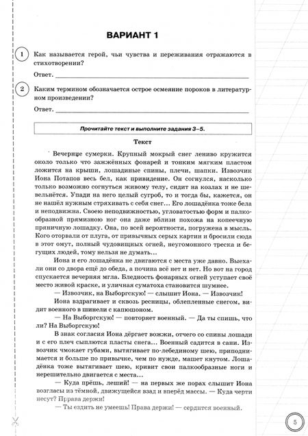 Фотография книги "Ерохина, Бойцов, Соколова: ВПР. Литература. 7 класс. 25 вариантов. Типовые задания"