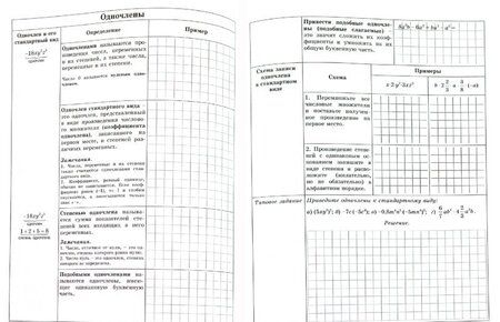 Фотография книги "Ершова, Голобородько, Крижановский: Алгебра. 7 класс. Тетрадь-конспект"