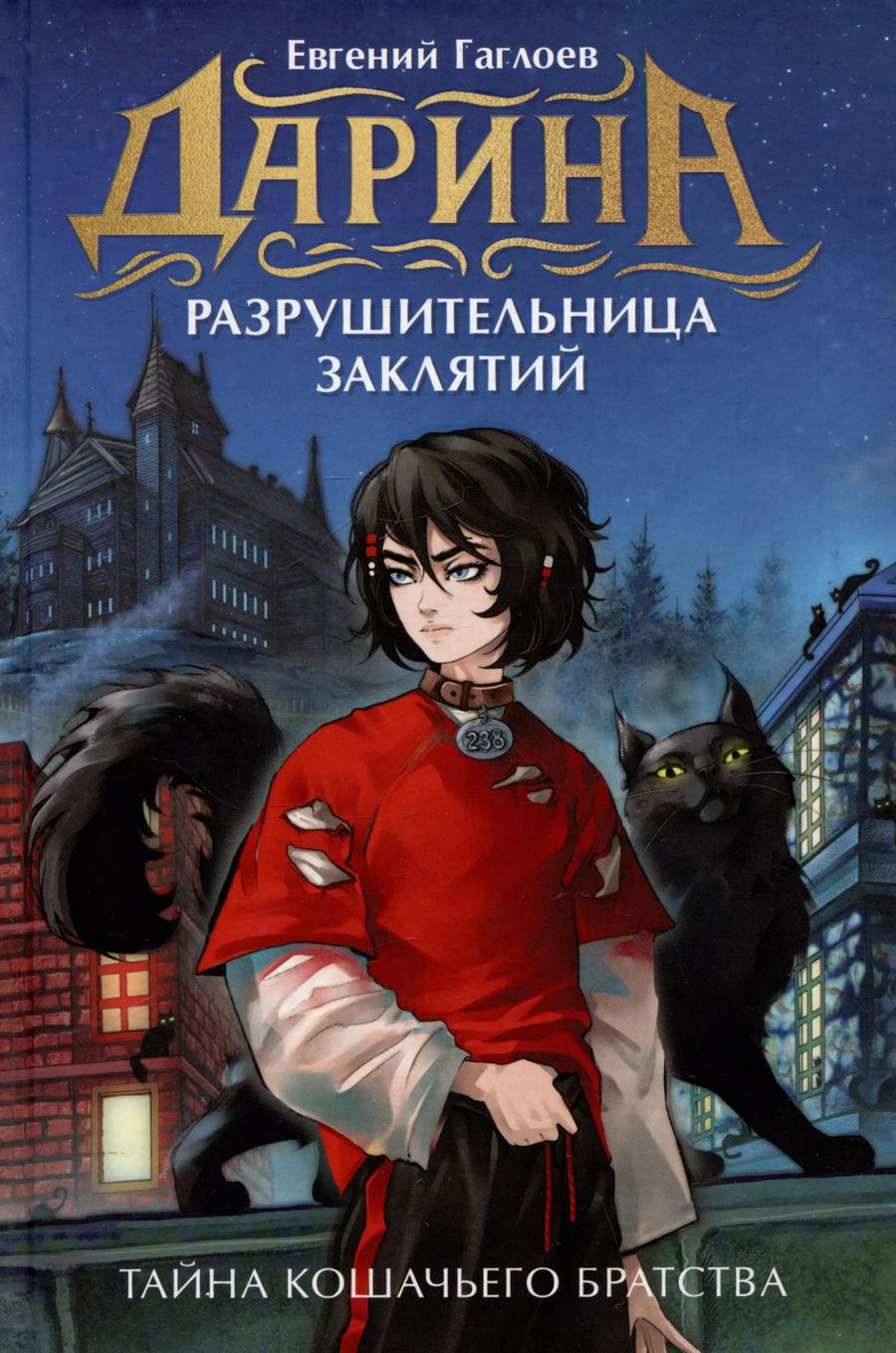 Обложка книги "Евгений Гаглоев: Дарина - разрушительница заклятий. Тайна кошачьего братства"