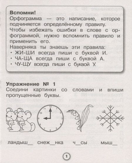 Фотография книги "Евгения Бахурова: Русский язык. Самые трудные орфограммы. Рабочая тетрадь младшего школьника"