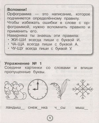 Фотография книги "Евгения Бахурова: Русский язык. Самые трудные орфограммы. Рабочая тетрадь младшего школьника"