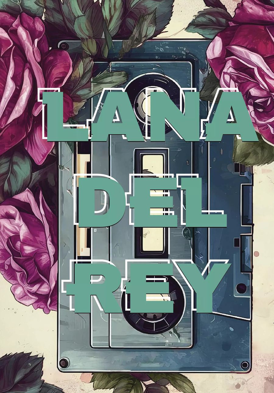 Обложка книги "Ежеденевник недат. А5 80л "Lana Del Ray. Дневник фаната""