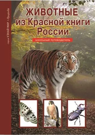 Обложка книги "Юлия Дунаева: Животные из Красной книги России"
