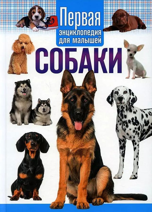 Обложка книги "Юлия Феданова: Собаки. Первая энциклопедия для малышей"